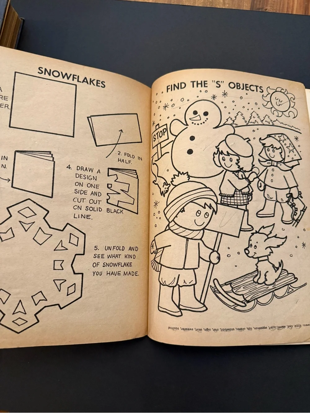 VTG Holiday Halloween Things to Do Activity Book - Yellow